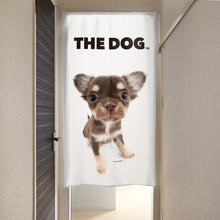 画像をギャラリービューアに読み込む, のれん THE DOG チワワ(チョコレートタン 150cm丈)
