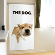 画像をギャラリービューアに読み込む, のれん THE DOG 柴(赤1 150cm丈)