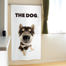 画像をギャラリービューアに読み込む, のれん THE DOG 柴(黒 150cm丈)