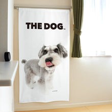 画像をギャラリービューアに読み込む, のれん THE DOG ミニチュア・シュナウザー(ソルト&ペッパー 150cm丈)