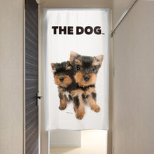 画像をギャラリービューアに読み込む, のれん THE DOG ヨークシャー・テリア(2匹 150cm丈)