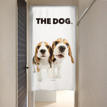 画像をギャラリービューアに読み込む, のれん THE DOG ビーグル (2匹 150cm丈)