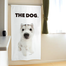 画像をギャラリービューアに読み込む, のれん THE DOG シベリアン・ハスキー(シルバー&ホワイト 150cm丈)