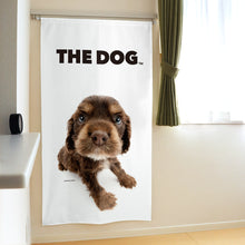 画像をギャラリービューアに読み込む, のれん THE DOG アメリカン・コッカー・スパニエル(チョコタン 150cm丈)