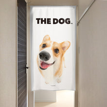 画像をギャラリービューアに読み込む, のれん THE DOG ウェルシュ・コーギー(150cm丈)