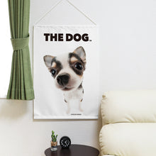 画像をギャラリービューアに読み込む, タペストリー THE DOG チワワ