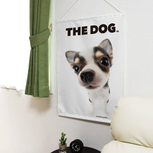 画像をギャラリービューアに読み込む, タペストリー THE DOG チワワ