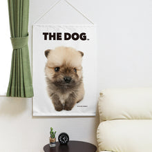 画像をギャラリービューアに読み込む, タペストリー THE DOG ポメラニアン