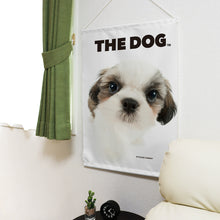 画像をギャラリービューアに読み込む, タペストリー THE DOG シー・ズー