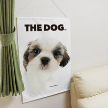 画像をギャラリービューアに読み込む, タペストリー THE DOG シー・ズー