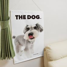 画像をギャラリービューアに読み込む, タペストリー THE DOG ミニチュア・シュナウザー