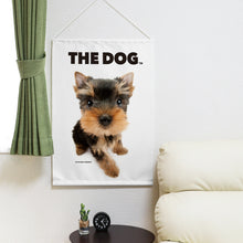 画像をギャラリービューアに読み込む, タペストリー THE DOG ヨークシャー・テリア