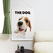 画像をギャラリービューアに読み込む, タペストリー THE DOG ビーグル