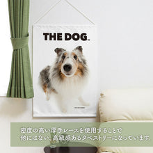 画像をギャラリービューアに読み込む, タペストリー THE DOG シェットランド・シープドッグ
