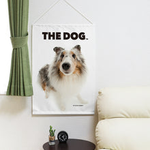 画像をギャラリービューアに読み込む, タペストリー THE DOG シェットランド・シープドッグ