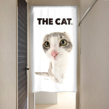 画像をギャラリービューアに読み込む, のれん THE CAT アメリカンカール(150cm丈)