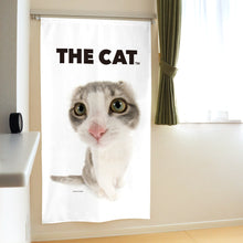 画像をギャラリービューアに読み込む, のれん THE CAT アメリカンカール(150cm丈)