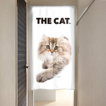 画像をギャラリービューアに読み込む, のれん THE CAT ペルシャ(ブラウンタビー 150cm丈)