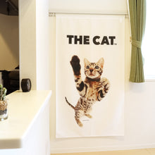 画像をギャラリービューアに読み込む, のれん THE CAT ベンガル(150cm丈)