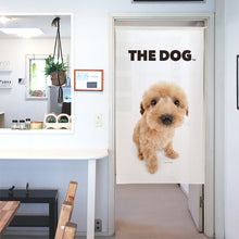 画像をギャラリービューアに読み込む, のれん THE DOG プードル(アプリコット 150cm丈)