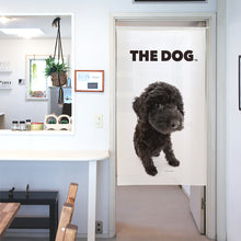 画像をギャラリービューアに読み込む, のれん THE DOG プードル(ブラック 150cm丈)