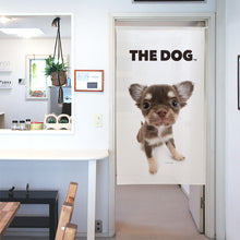 画像をギャラリービューアに読み込む, のれん THE DOG チワワ(チョコレートタン 150cm丈)