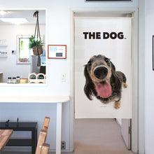 画像をギャラリービューアに読み込む, のれん THE DOG ダックスフンド(ブラックタン 150cm丈)
