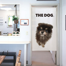 画像をギャラリービューアに読み込む, のれん THE DOG ポメラニアン(ブラックタン 150cm丈)