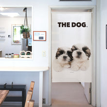 画像をギャラリービューアに読み込む, のれん THE DOG シー・ズー (2匹 150cm丈)