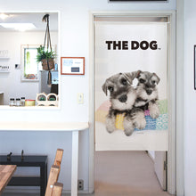 画像をギャラリービューアに読み込む, のれん THE DOG ミニチュア・シュナウザー(2匹 150cm丈)