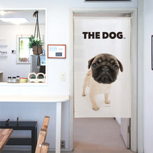 画像をギャラリービューアに読み込む, のれん THE DOG パグ(フォーン 150cm丈)