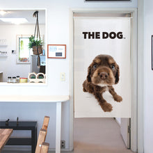 画像をギャラリービューアに読み込む, のれん THE DOG アメリカン・コッカー・スパニエル(チョコタン 150cm丈)