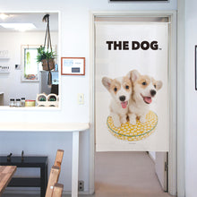 画像をギャラリービューアに読み込む, のれん THE DOG ウェルシュ・コーギー(2匹 150cm丈)