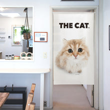 画像をギャラリービューアに読み込む, のれん THE CAT チンチラ(ゴールド2 150cm丈)
