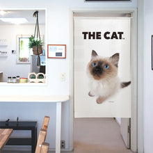 画像をギャラリービューアに読み込む, のれん THE CAT バーマン(150cm丈)