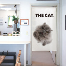 画像をギャラリービューアに読み込む, のれん THE CAT ペルシャ(ブルー 150cm丈)