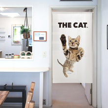 画像をギャラリービューアに読み込む, のれん THE CAT ベンガル(150cm丈)