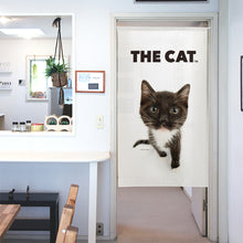 画像をギャラリービューアに読み込む, のれん THE CAT ミックス2(150cm丈)