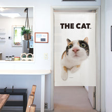 画像をギャラリービューアに読み込む, のれん THE CAT ミックス4(150cm丈)