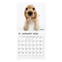 画像をギャラリービューアに読み込む, THE DOG 2026年カレンダー 大判サイズ（アメリカン・コッカー・スパニエル）
