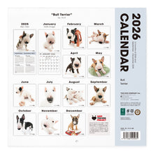画像をギャラリービューアに読み込む, THE DOG 2026年カレンダー 大判サイズ（ブル・テリア）

