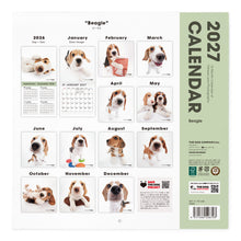 画像をギャラリービューアに読み込む, THE DOG 2027年カレンダー 大判サイズ（ビーグル）の裏表紙
