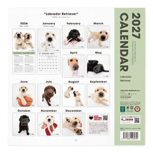 画像をギャラリービューアに読み込む, THE DOG 2027年カレンダー 大判サイズ（ラブラドール・レトリーバー）の裏表紙
