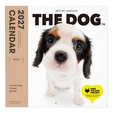 Read the image into the gallery view, THE DOG 2027年カレンダー ミニサイズ（キャバリア・キング・チャールズ・スパニエル）の表紙

