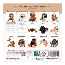 Lea la imagen en la vista de la galería, THE DOG 2027年カレンダー ミニサイズ（ダックスフンド）の裏表紙
