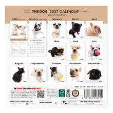 갤러리보기에 이미지를 읽고 THE DOG 2027年カレンダー ミニサイズ（フレンチ・ブルドッグ）の裏表紙
