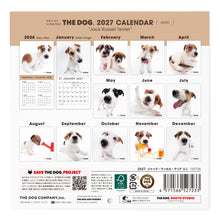 갤러리보기에 이미지를 읽고 THE DOG 2027年カレンダー ミニサイズ（ジャック・ラッセル・テリア）の裏表紙
