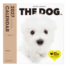 갤러리보기에 이미지를 읽고 THE DOG 2027年カレンダー ミニサイズ（マルチーズ）の表紙
