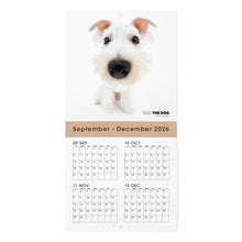 Read the image into the gallery view, THE DOG 2027年カレンダー ミニサイズ（ミニチュア・シュナウザー）の2026年部分
