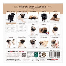 Read the image into the gallery view, THE DOG 2027年カレンダー ミニサイズ（パグ）の裏表紙
